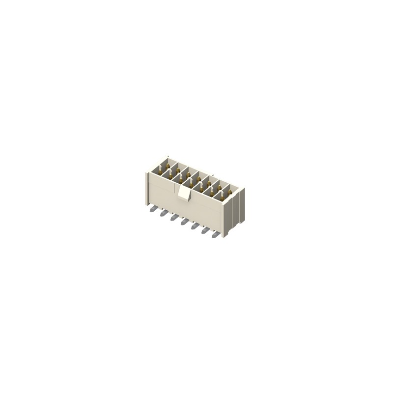 40 pcs - Samtec IPL1 Series Straight Through Hole PCB Header, 10 Contact(s), 2.54mm Pitch, 2 Row(s), Shrouded