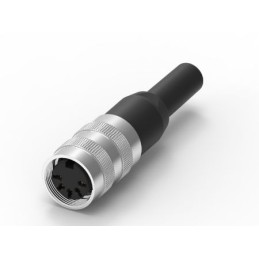 1 pcs - RS PRO 5 Pole Din, 5A, 250 V IP40, Screw Lock, Female, Cable Mount