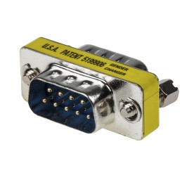 1 pcs - RS PRO D Sub Adapter Male 9 Way D-Sub to Male 9 Way D-Sub