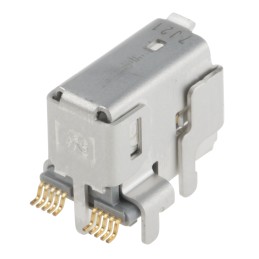 400 pcs - Hirose IX Industrial Series Female IX Industrial Connector, PCB Mount