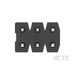 10 pcs - TE Connectivity AMPMODU Series Straight Through Hole Pin Header, 6 Contact(s), 2.0mm Pitch, 2 Row(s), Unshrouded