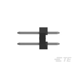 10 pcs - TE Connectivity AMPMODU Series Straight Through Hole Pin Header, 6 Contact(s), 2.0mm Pitch, 2 Row(s), Unshrouded