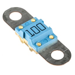 5 pcs - Littelfuse 100A Blue BF1 Car Fuse, 32V dc