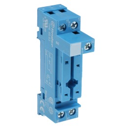 1 pcs - Finder 95 5 Pin 250V ac DIN Rail Relay Socket, for use with 40.31 Series Relays
