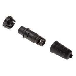 1 pcs - Switchcraft Circular Connector, 2 Contacts, Cable Mount, Plug, Male, IP68, IP69K, EN3 Series