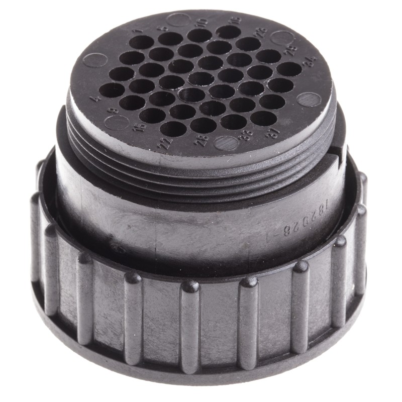 1 pcs - TE Connectivity Circular Connector, 37 Contacts, Cable Mount, Male