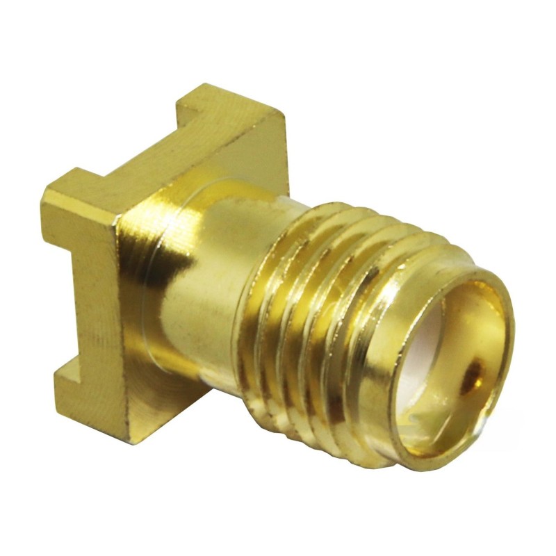 400 pcs - TE Connectivity, jack PCB Mount SMA Connector, Through Hole Termination, Straight Body