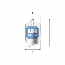 Ufi 31 760 00 fuel filter