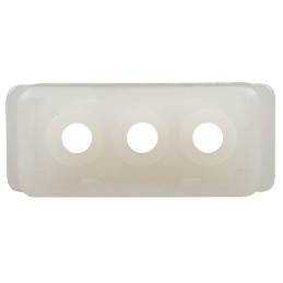 10 pcs - TE Connectivity, Commercial MATE-N-LOK Female Connector Housing, 5.08mm Pitch, 3 Way, 1 Row