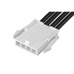 1 pcs - Molex 1 Way Female Mini-Fit Jr. to 1 Way Female Mini-Fit Jr. Wire to Board Cable, 600mm