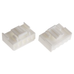 10 pcs - TE Connectivity, Economy Power Male Connector Housing, 3.96mm Pitch, 5 Way, 1 Row