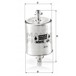 Mwk44 mann fuel filter
