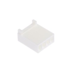 10 pcs - Molex, KK 254 Female Connector Housing, 2.54mm Pitch, 4 Way, 1 Row