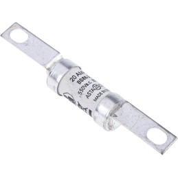 5 pcs - RS PRO 20A British Standard Fuse, A2, 550V ac, 73mm