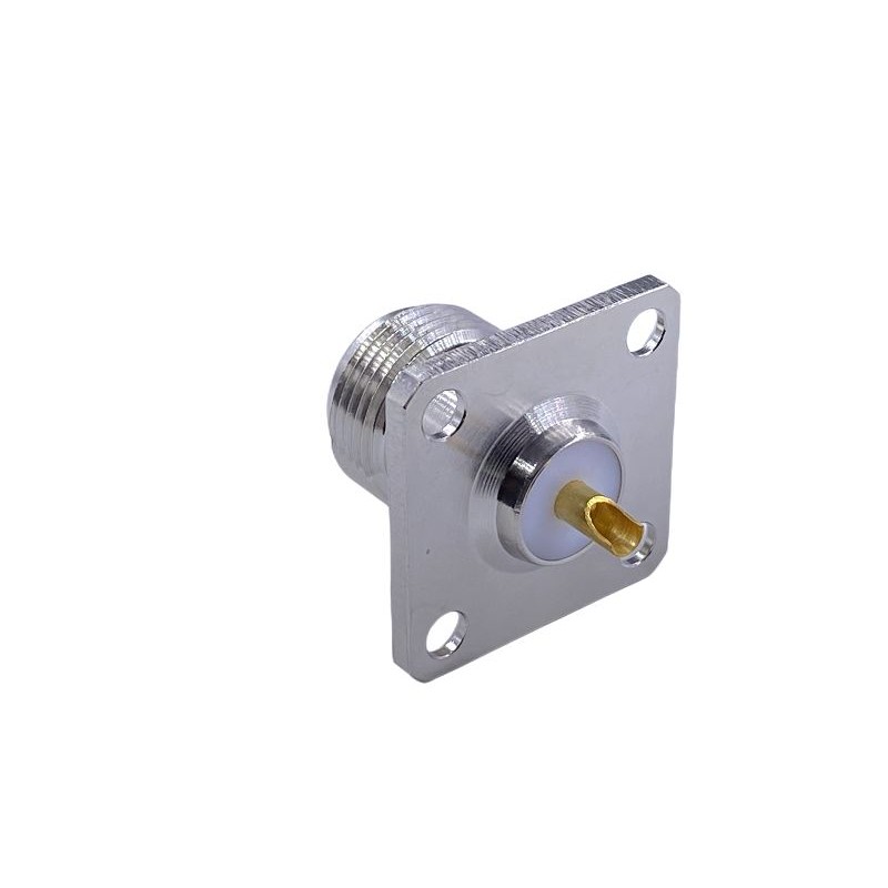 1 pcs - RS PRO, Plug Panel Mount N Connector, 50Ω, Solder Termination, Straight Body