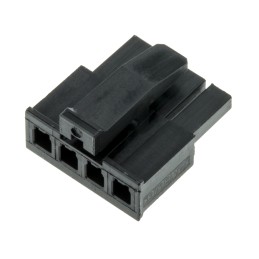 10 pcs - TE Connectivity, Micro MATE-N-LOK Female Connector Housing, 3mm Pitch, 4 Way, 1 Row