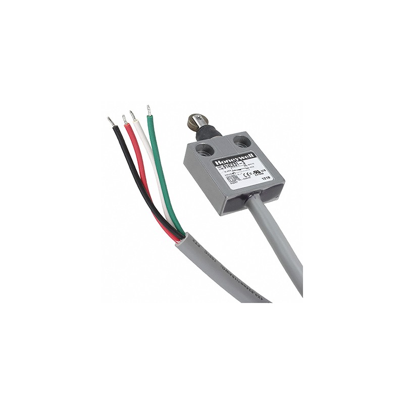 1 pcs - Honeywell 914CE Series Roller Plunger Limit Switch, NO/NC, IP66, IP67, IP68, SPDT, Die Cast Zinc Housing, 250V ac Max,