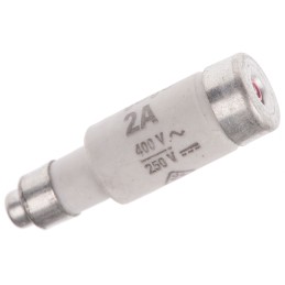 5 pcs - ETI 2A D01 Neozed Fuse, E14 Thread Size, gG, 400V ac