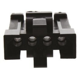 10 pcs - ITT Cannon, Trident Male Connector Housing, 5.08mm Pitch, 4 Way, 1 Row