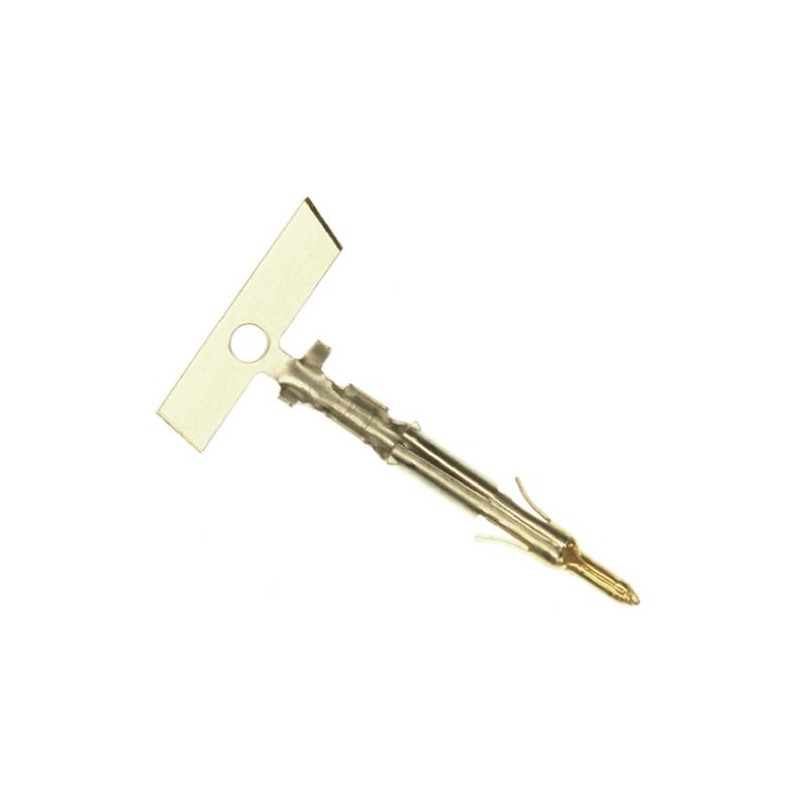 4000 pcs - TE Connectivity Mini-Universal MATE-N-LOK Series Male Crimp Terminal, 22AWG Min, 18AWG Max