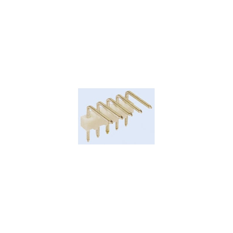 10 pcs - Molex KK 254 Series Right Angle Through Hole Pin Header, 9 Contact(s), 2.54mm Pitch, 1 Row(s), Unshrouded