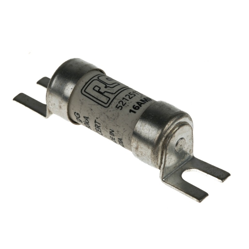 5 pcs - RS PRO 16A British Standard Fuse, A1, 550V ac, 44.5mm