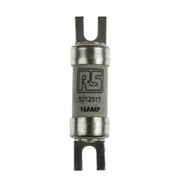 5 pcs - RS PRO 16A British Standard Fuse, A1, 550V ac, 44.5mm