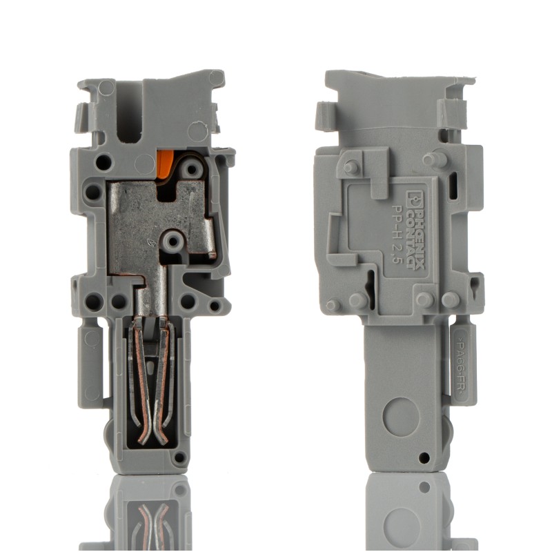 10 pcs - Phoenix Contact 5.2mm Pitch 1 Way Pluggable Terminal Block, Plug, Push In Termination