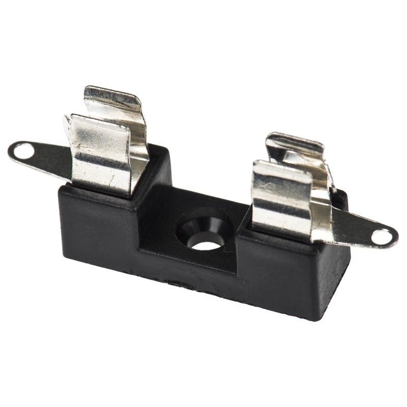 5 pcs - Bulgin 6.3A Base Mount Fuse Holder for 5 x 20mm Fuse, 250V ac