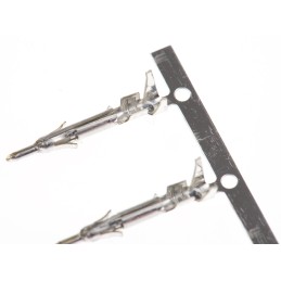 4000 pcs - TE Connectivity Mini-Universal MATE-N-LOK Series Male Crimp Terminal, 22AWG Min, 18AWG Max