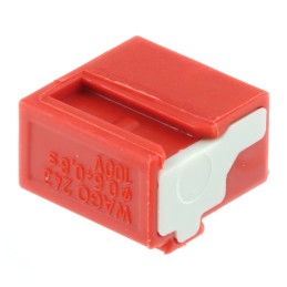 10 pcs - Wago 243 MICRO PUSH WIRE Series Junction Box Connector, 4-Way, 6A, 22 - 20 AWG Wire, Push In Termination