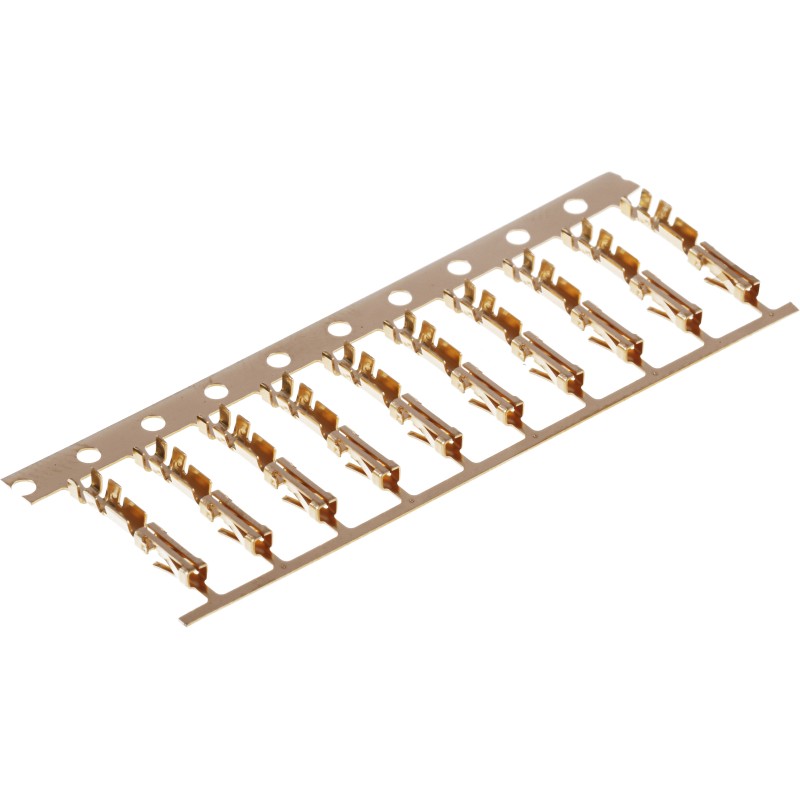 10 pcs - TE Connectivity AMPMODU MOD II Series Female Crimp Terminal, 26AWG Min, 22AWG Max