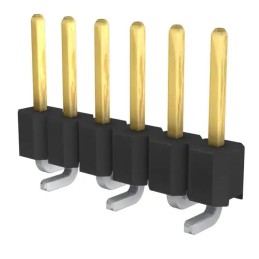 440 pcs - Molex C-Grid Series Vertical Surface Mount Pin Header, 6 Contact(s), 2.54mm Pitch, 1 Row(s), Unshrouded