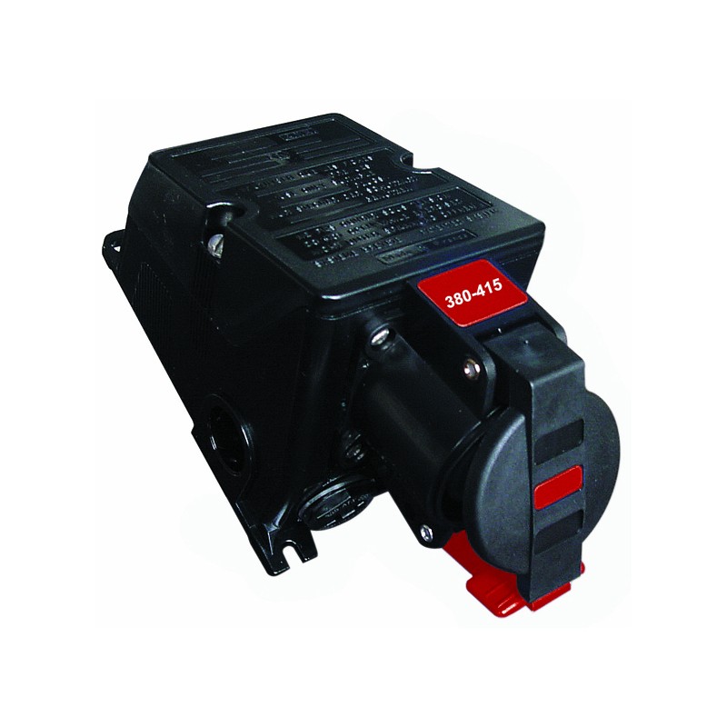 1 pcs - Emerson Network Power Surface Mount 3P + E Industrial Power Socket ATEX, IECEx, Rated At 16A, 380-415Vac 50/60Hz