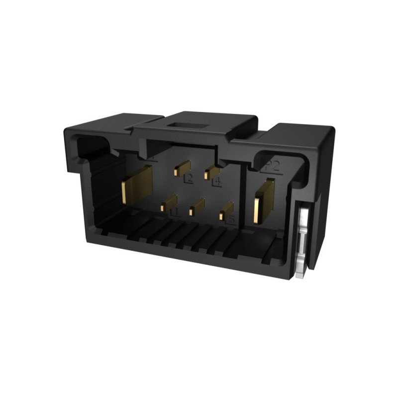 450 pcs - Amphenol Communications Solutions ComboLock Series Right Angle Surface Mount PCB Header, 5 Contact(s), 1.0mm Pitch, 2