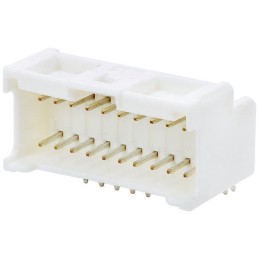 10 pcs - Molex MicroClasp Series Right Angle Through Hole PCB Header, 18 Contact(s), 2.0mm Pitch, 2 Row(s), Shrouded