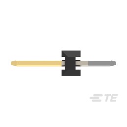 10 pcs - TE Connectivity AMPMODU Series Straight Through Hole Pin Header, 4 Contact(s), 2.0mm Pitch, 1 Row(s), Unshrouded