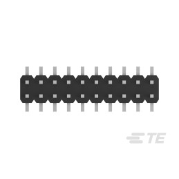 450 pcs - TE Connectivity AMPMODU Series Straight Surface Mount Pin Header, 20 Contact(s), 2.0mm Pitch, 2 Row(s), Unshrouded