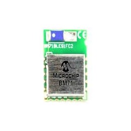 1 pcs : BM71BLE01FC2-0B04AA - Bluetooth Modules - 802.15.1 BLUETOOTH DATA MODULE. 16LD MODULE 9x11.5mm PKG WIDTH