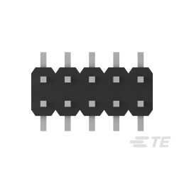 450 pcs - TE Connectivity AMPMODU Series Straight Surface Mount Pin Header, 8 Contact(s), 2.0mm Pitch, 2 Row(s), Unshrouded