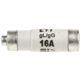 5 pcs - ETI 16A D01 Neozed Fuse, E14 Thread Size, gG, 400V ac