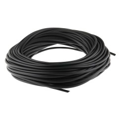 1 Bag of 30 M - RS PRO PVC Black Cable Sleeve, 4mm Diameter, 30m Length