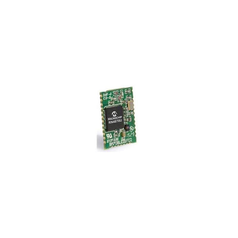 1 pcs : RN4870U-V/RM118 - Bluetooth Modules - 802.15.1 BT 4.2 BLE Module Unshielded 12x15mm