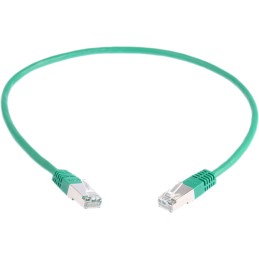 1 pcs - RS PRO Cat6 Male RJ45 to Male RJ45 Ethernet Cable, S/FTP, Green PVC Sheath, 0.5m