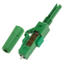 1 pcs - RS PRO, LC, APC Single Mode Simplex Fibre Optic Connector 9/125μm Fibre Size, ≤ 0.4dB Insertion Loss