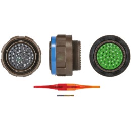 1 pcs - Souriau, 8D 41 Way Cable Mount MIL Spec Circular Connector Plug, Socket Contacts,Shell Size 21, Screw Coupling,