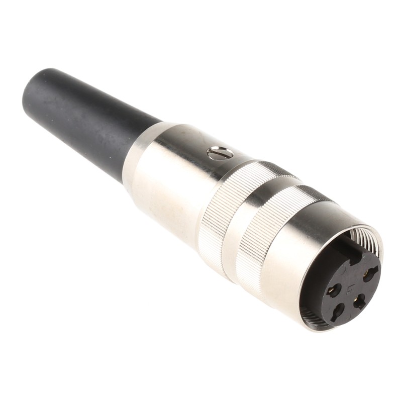1 pcs - Lumberg, KV 4 Pole M16 Din Socket, DIN EN 60529, 5A, 250 V ac IP40, Female, Cable Mount