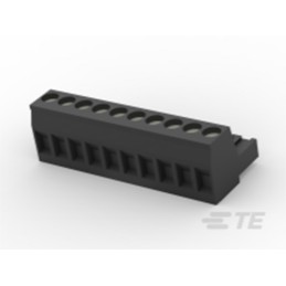 50 pcs - TE Connectivity 5mm Pitch 10 Way Pluggable Terminal Block, Plug, Cable Mount, Screw Termination