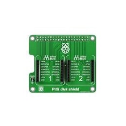 1 pcs : MIKROE-1879 - Daughter Cards & OEM Boards Pi 2 click SHIELD