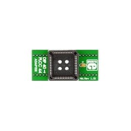1 pcs : MIKROE-147 - Sockets & Adapters DIP40 TO PLCC44 ADAPTER BOARD